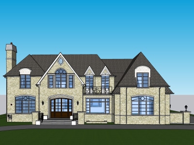 3D model and rendering Sketchup