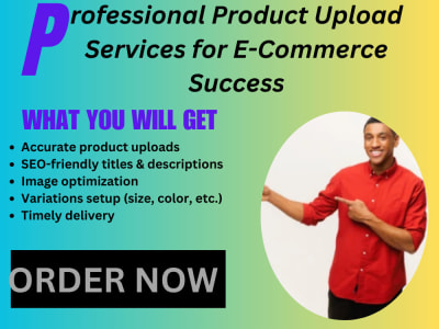 Expert Product Upload Specialist for E-Commerce Platforms