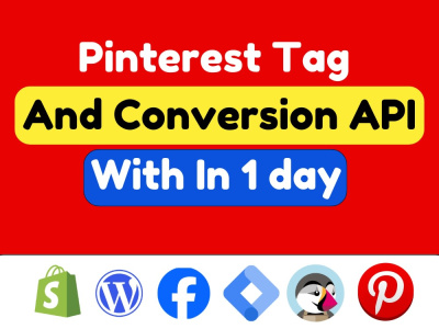 Pinterest tag install conversion API with google tag manager, ga4, GTM