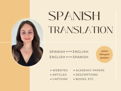 Spanish to English translation