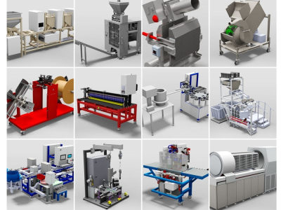 3D mechanical design of machinery,manufacturing drawings and rendering