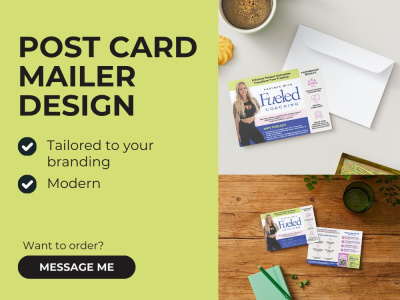 Postcard or Mailer Card Design for Your Promotions & Marketing
