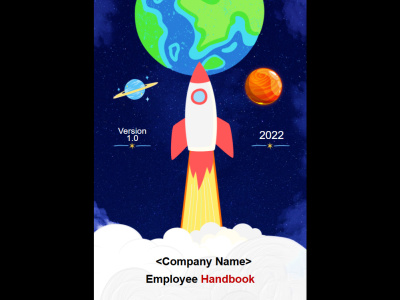 A customized employee handbook