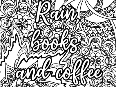 Unique  hand drawn Mandala coloring book pages for adult  kdp