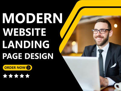 Modern Landing Page Design | UI/UX | Landing Page Design that Converts