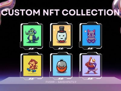 Vector NFT characters Art for 10K collections
