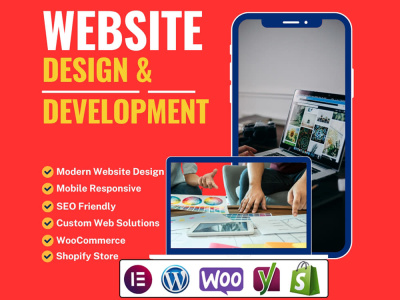 Design or redesign responsive wordpress website, website development ...