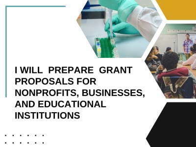 Grant research, grant proposal, & grant writing Service