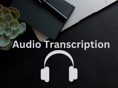 Transcribe your audio or video with accuracy and speed