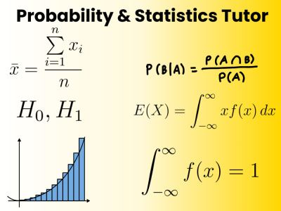 An expert tutoring in probability and statistics