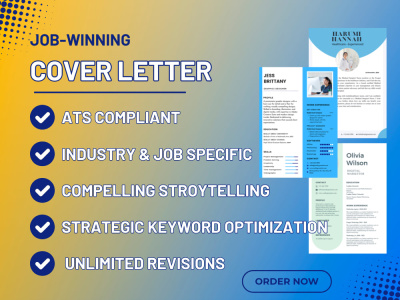 Professional Resume and Cover Letter That Gets You Noticed & Hired