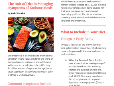 Engaging, Evidence-Based Nutrition/ Health Science Content