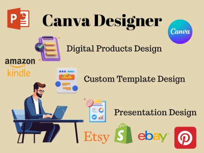 Canva Designs for your Etsy/Shopify-Canva Templates and Canva Presentation