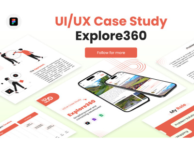 Professional UI UX Case study Design in Figma, UX Research