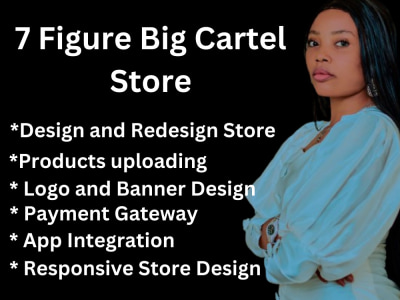 Bigcartel website expert to design or redesign bigcartel ecommerce store