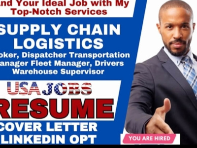 Supply chain logistics transportation warehouse fleet manage resume cv