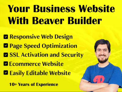 Responsive business website design using beaver builder | Upwork