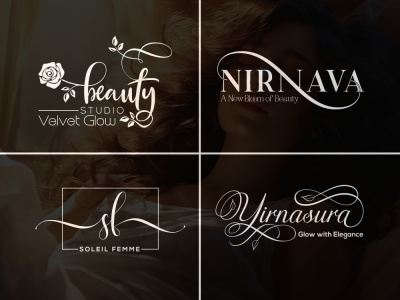 Feminine logo | beauty logo | cosmetic logo | spa logo | botanical logo