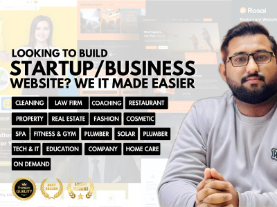 Consulting, law, construction, cleaning, coaching, restaurant website