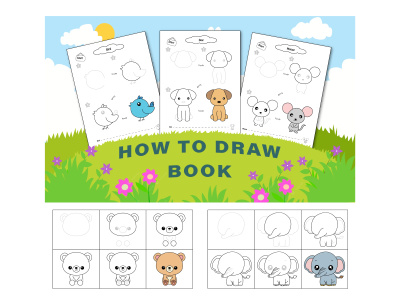 How to draw step by step line drawing with learn to draw