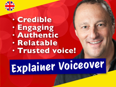 Warm conversational British male voice for your explainer e-Learning video
