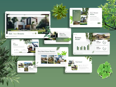 A real estate pitch deck presentation created within 24 hours