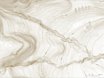 2ft elevation contour map for your real estate development project