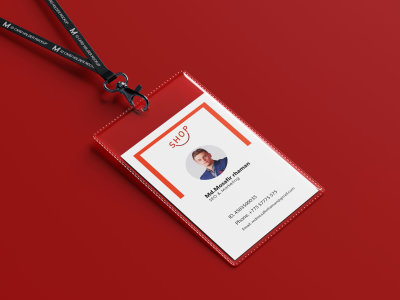 Professional & Modern ID Card Design" "Modern & Minimalist ID Card