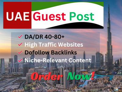 UAE Guest Post to boost Your Website's Authority with