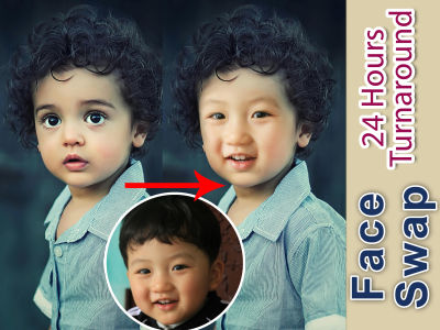 Realistic Face Swap, Head replace, Eyes Change, Photo manipulation