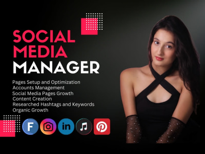 Your social media marketing manager and personal assistant