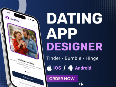 Dating App Design in Figma | UI/UX Design | Dating App UI/UX Design