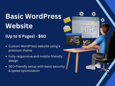Basic WordPress Website (Up to 6 Pages) | Upwork