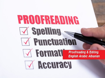 Proofreading Editing English Arabic Albanian