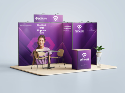 Trade show booth and backdrop design for your exhibition