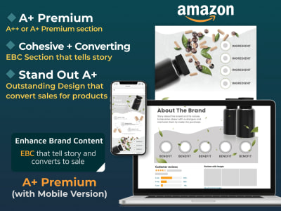 Attractive Amazon A+ Premium (EBC) with Mobile version