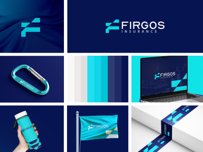 Minimalist original company logo design for all businesses