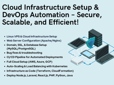 Cloud Infrastructure Setup, Server Configuration, and DevOps Automation