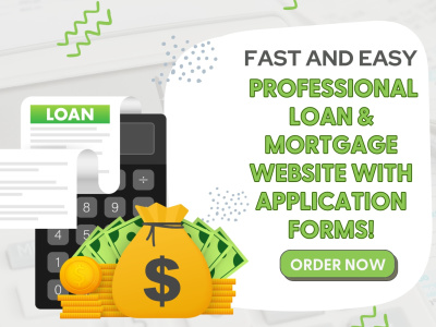 A Professional Loan & Mortgage Website with Application Forms