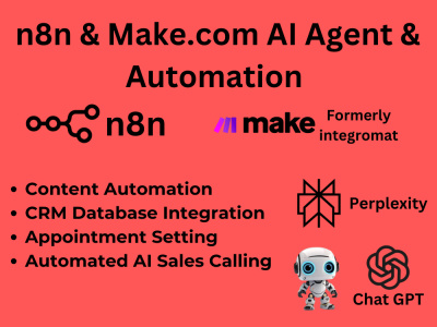 AI Agent & Workflow Automation Expert Using Make.com, Zapier or n8n