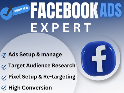 Facebook Ads Expert | Facebook Ads Campaign Setup & Facebook Ads Manager