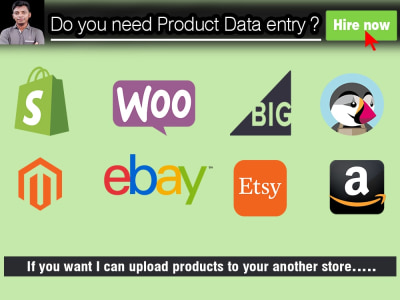 Shopify & Woocommerce & others e-commerce listing with title optimization