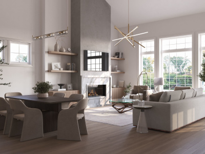 High-quality, realistic interior design renders based on your vision