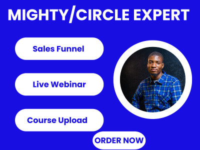 Mighty networks setup, circle so, kajabi, online community setup