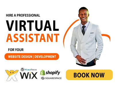 Website Virtual Assistant for Wix, Shopify, Wordpress, Social Media Manager