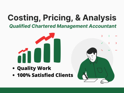 Help in Costing, Pricing & analysis of product, service or project