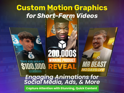 Dynamic Motion Graphics for High-Impact Video Content | Upwork
