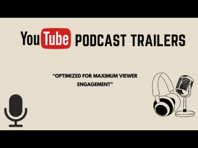 High-quality podcast trailer that boosts viewer retention