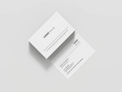 Development of design for business cards including visualization.