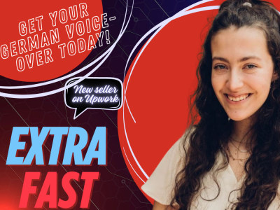 A professional female German Voice Over
